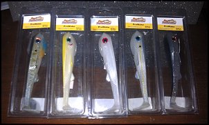 Click image for larger version

Name:	Pro Swimbait 7inch Baits.jpg
Views:	2068
Size:	496.0 KB
ID:	7646