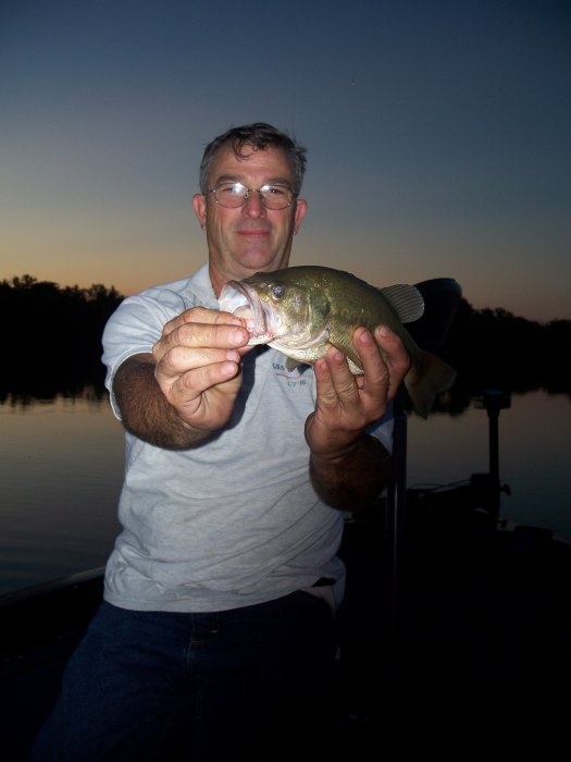 uncle glen on lake ponca