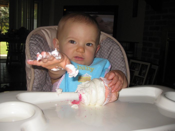 Pre-birthday cupcake smash