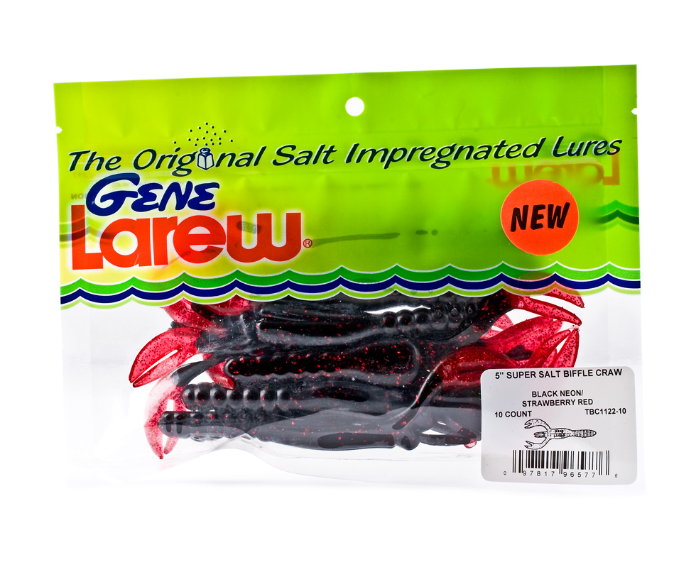 Gene Larew 5 Super Salt Biffle Craw Photo Review