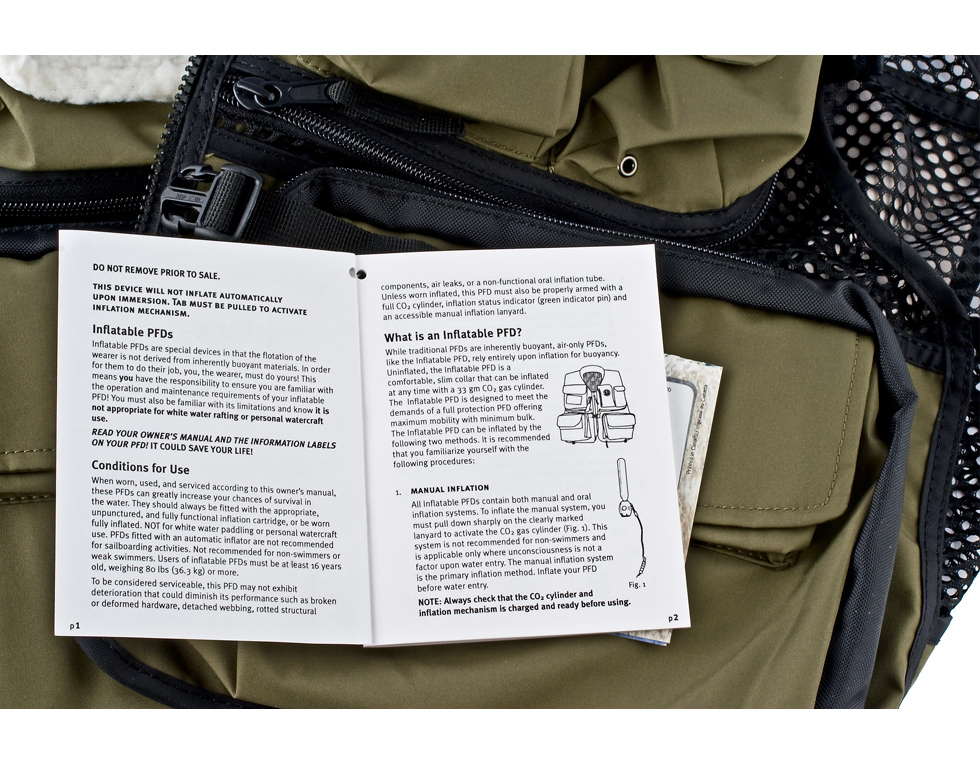 F3 Inflatable Fishing Vest 15