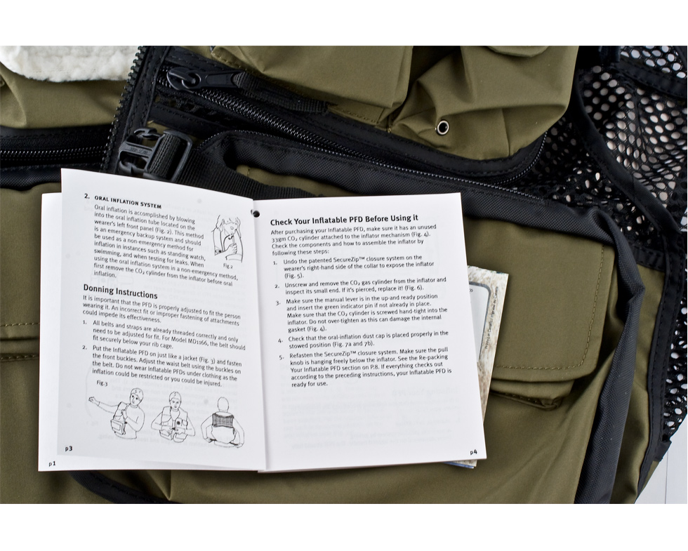 F3 Inflatable Fishing Vest 16