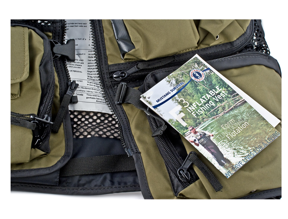 F3 Inflatable Fishing Vest 2