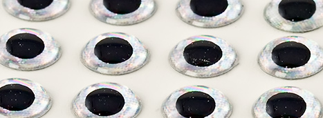 1/4" Molded Eyes