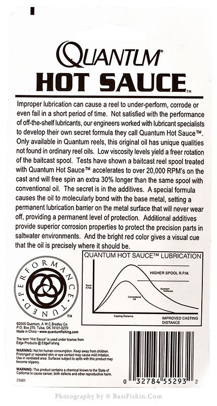 Quantum Hot Sauce Reel Oil