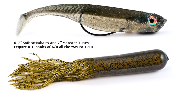 Soft Swimbaits and Monster Tubes